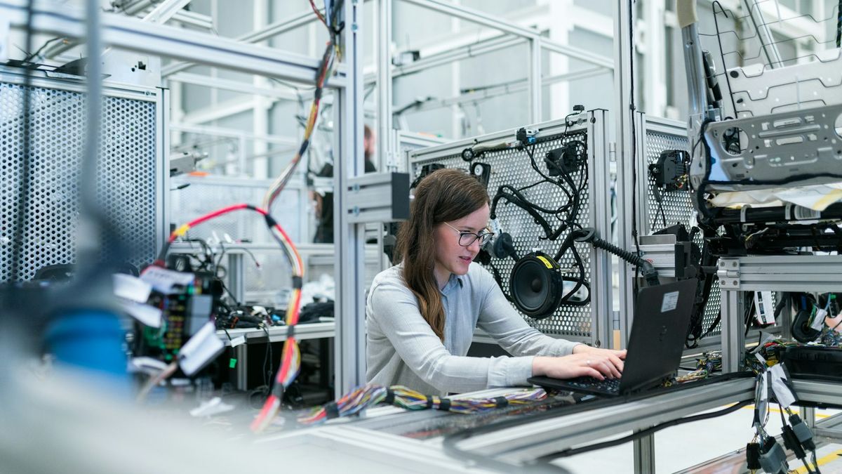 Automatisierte Fertigung in der Industrie