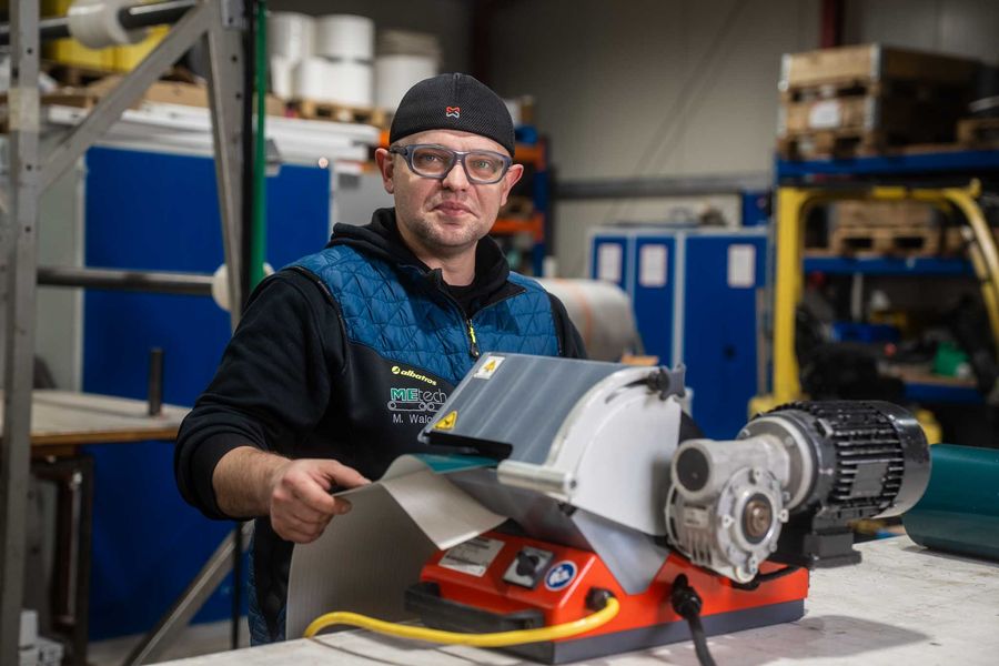 Mitarbeiter bei der Arbeit