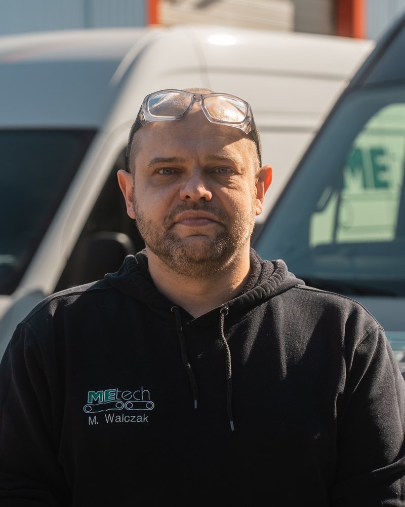 Marek Walczak, Mitarbeiter der MEtech Transportbandtechnik