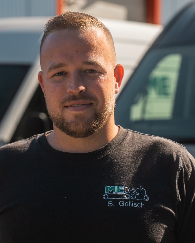 Bernd Gellisch, Mitarbeiter der MEtech Transportbandtechnik