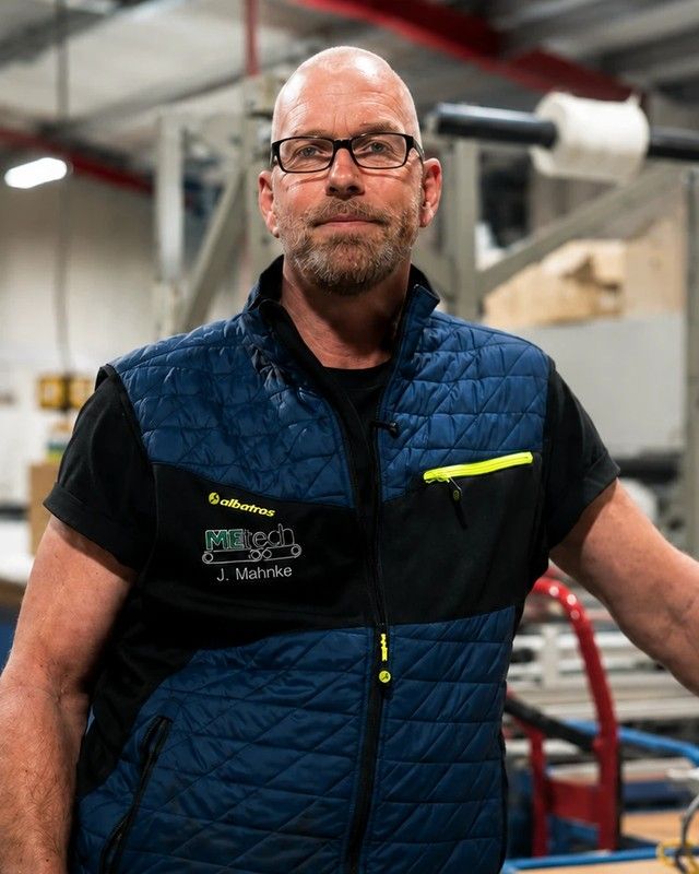 Jörn Mahnke, Geschäftsführer der MEtech Transportbandtechnik